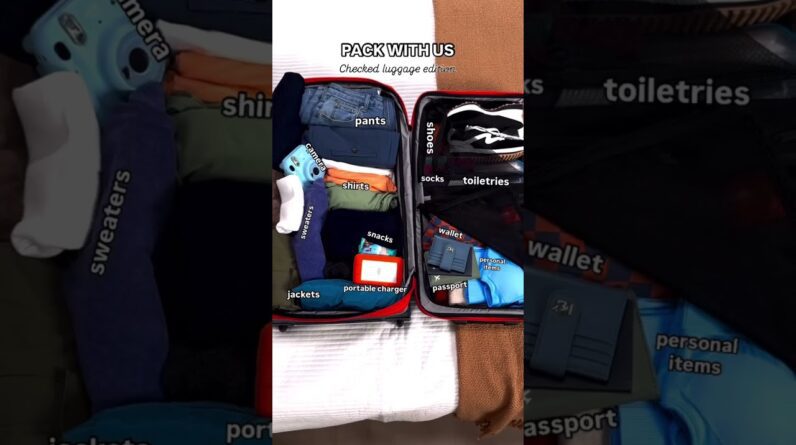 A simple guide to packing your checked luggage 👆 What else would you add?