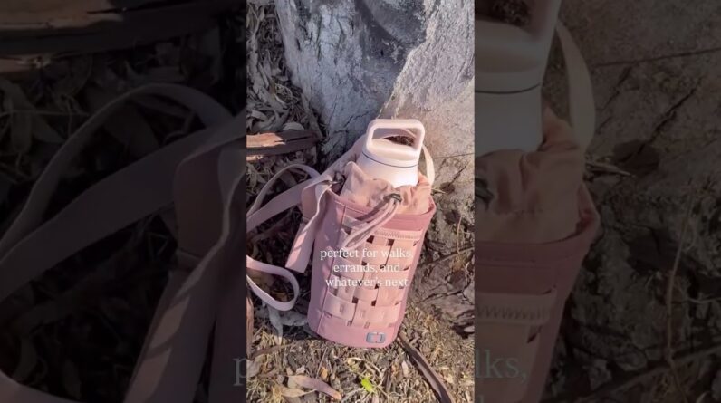 Turns out the key to drinking more water is… a pouch ✨